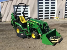 
										2018 John Deere 1025R Loader Backhoe Mower full									
