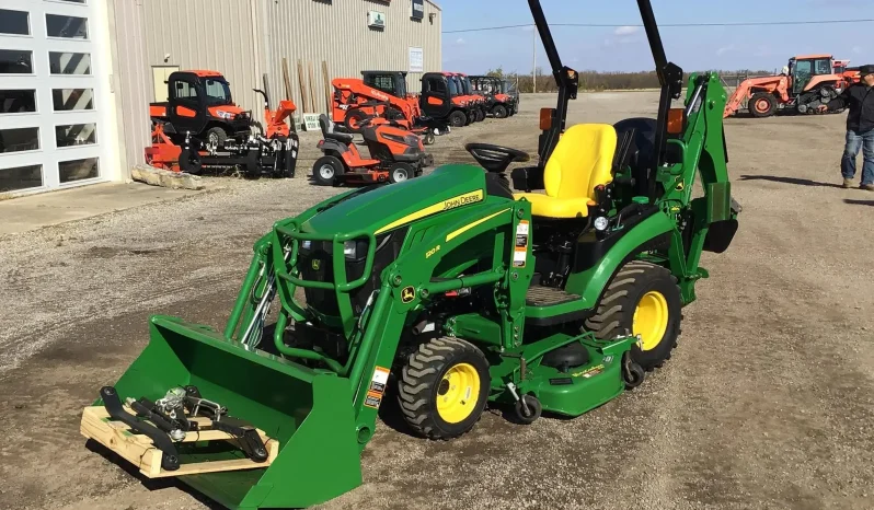 
								2018 John Deere 1025R Loader Backhoe Mower full									