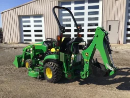 
										2018 John Deere 1025R Loader Backhoe Mower full									