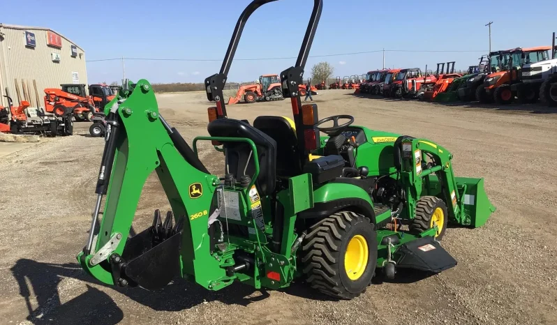 
								2018 John Deere 1025R Loader Backhoe Mower full									