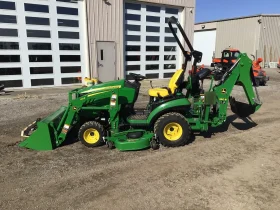 2018 John Deere 1025R Loader Backhoe Mower